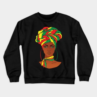 anime black girl colorful 3 Crewneck Sweatshirt